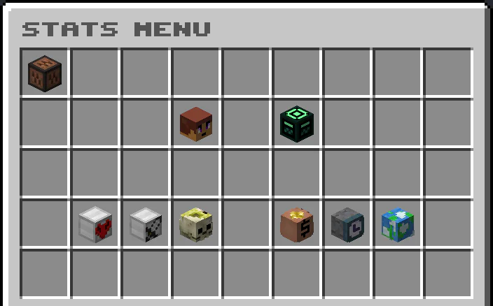 Main menu GUI configuration preview