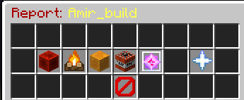Report menu configuration preview