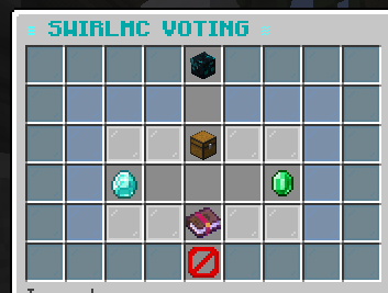 Voting menu DeluxeMenu flow preview